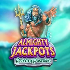 Almighty Jackpots – Realm of Poseidon casino game by Novomatic – featured logo at Glorion Casino