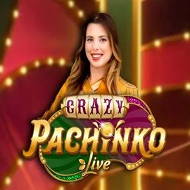 Live Casino logo of Crazy Pachinko from Evolution at Glorion Casino