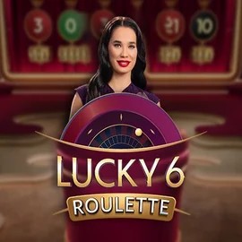 Official Live Casino logo: Lucky 6 Roulette by Pragmatic Play at Glorion Casino