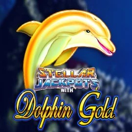 Dolphin Gold with Stellar Jackpots logo – Jackpots by Lightning Box Game at Glorion Casino