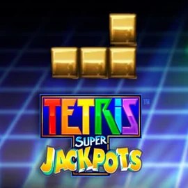 Tetris Super Jackpots online game logo by WMS on glorioncasino-no.com